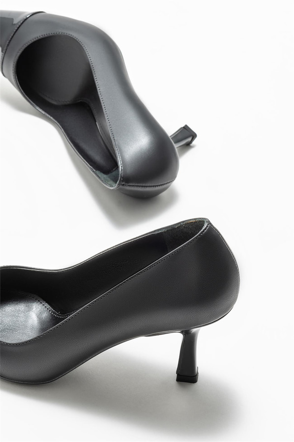 Siyah kadın stiletto - Elle Shoes