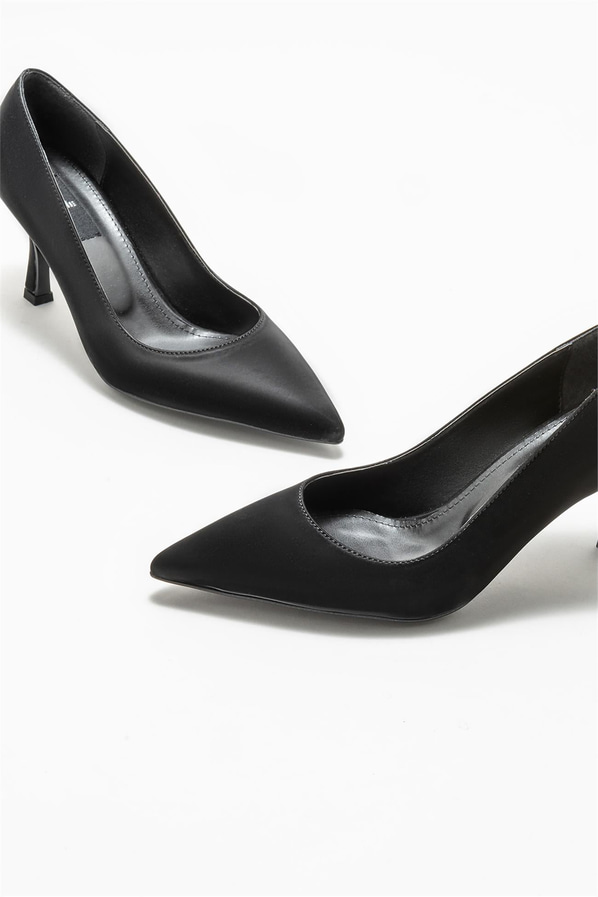 Siyah kadın stiletto - Elle Shoes
