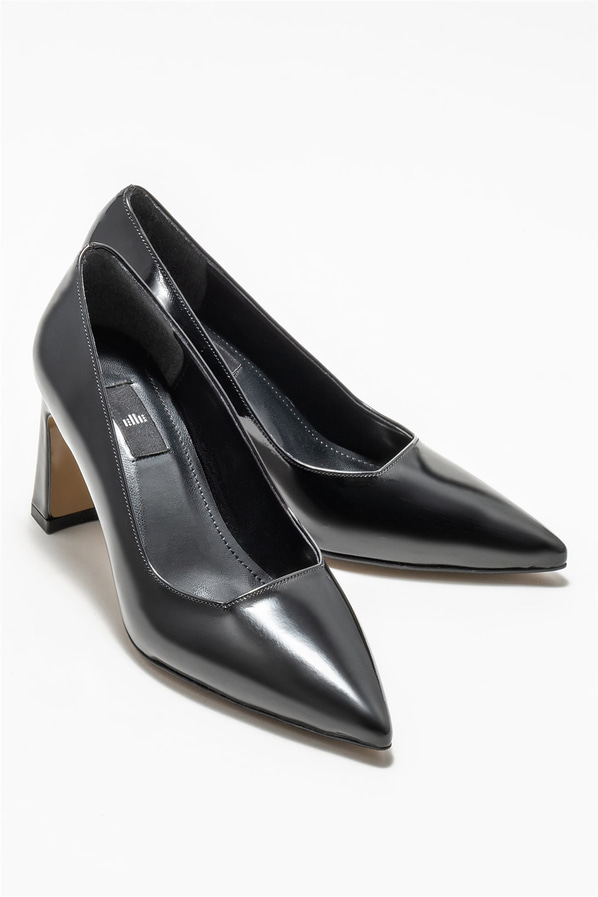 Siyah kadın stiletto - Elle Shoes