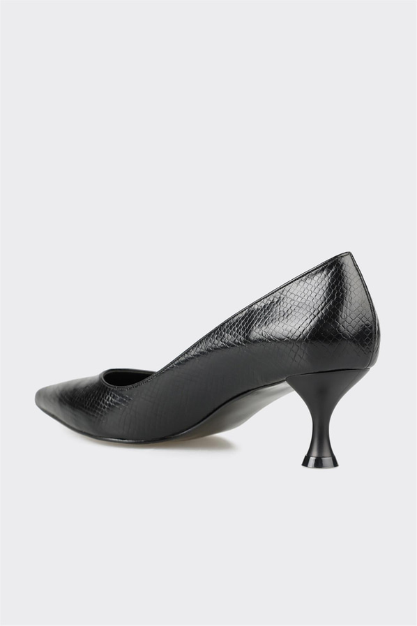 Siyah kadın stiletto - Elle Shoes