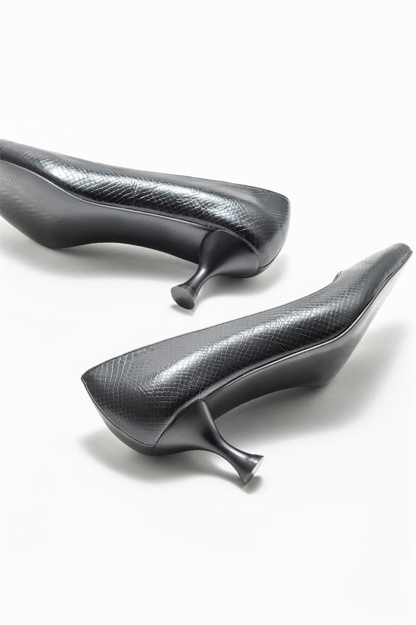Siyah kadın stiletto - Elle Shoes