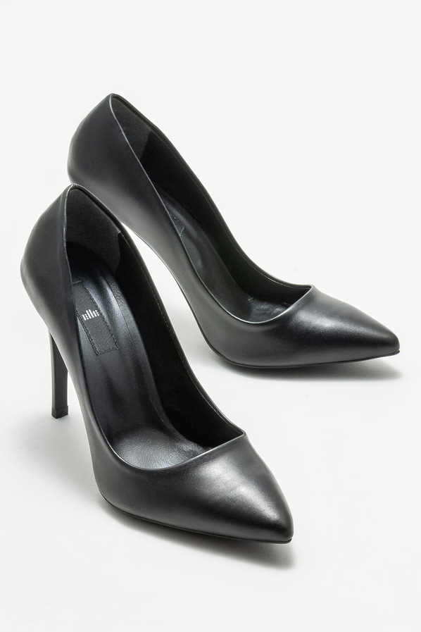 Siyah kadın stiletto - Elle Shoes
