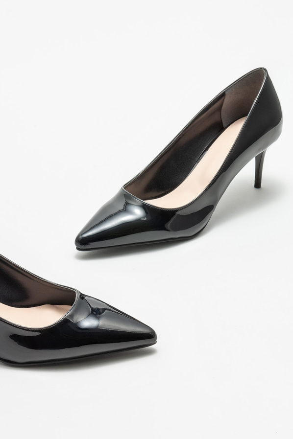 Siyah kadın stiletto - Elle Shoes