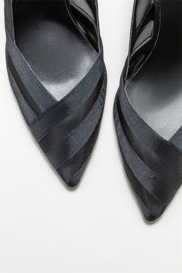 Siyah kadın stiletto - Elle Shoes
