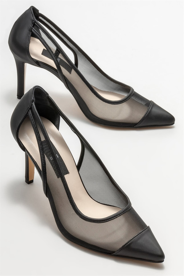 Siyah Kadın Stiletto