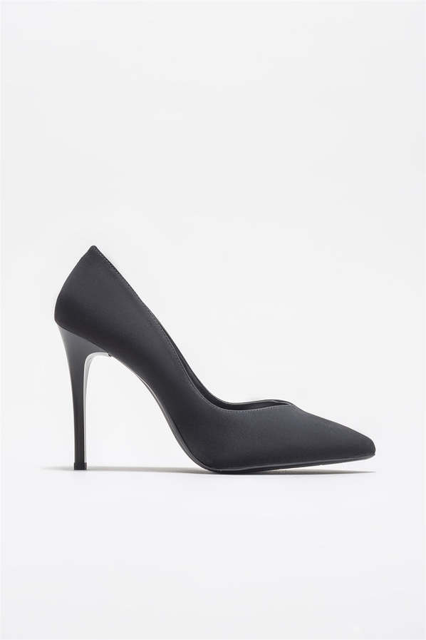 Siyah kadın stiletto - Elle Shoes