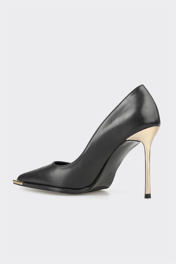 Siyah kadın stiletto - Elle Shoes
