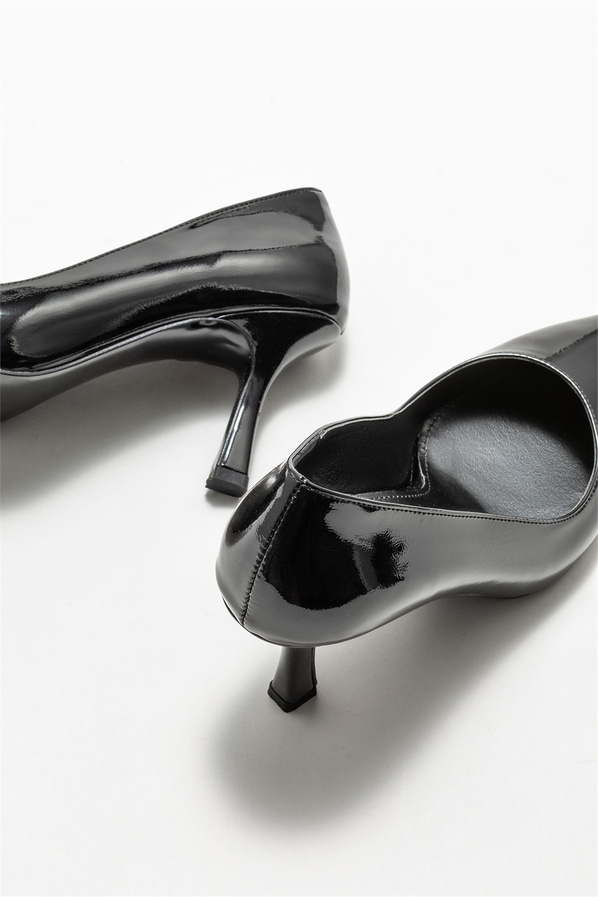 Siyah kadın stiletto - Elle Shoes