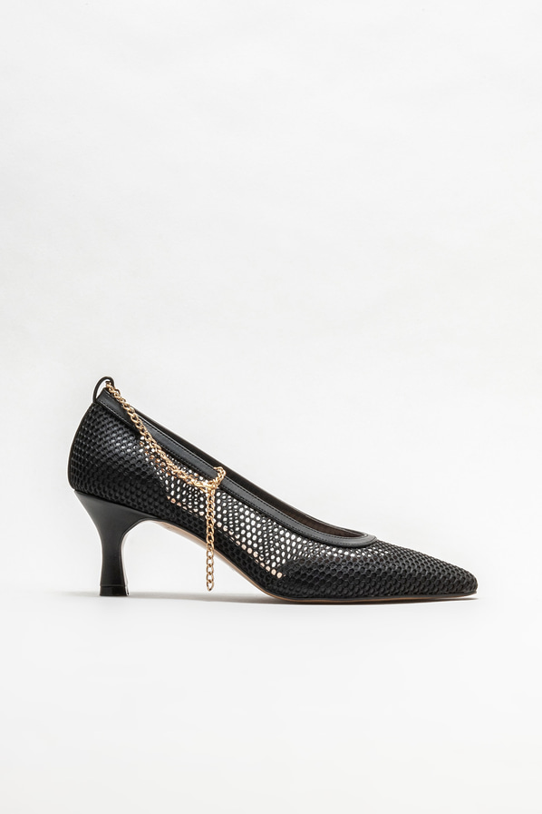 Siyah kadın stiletto - Elle Shoes