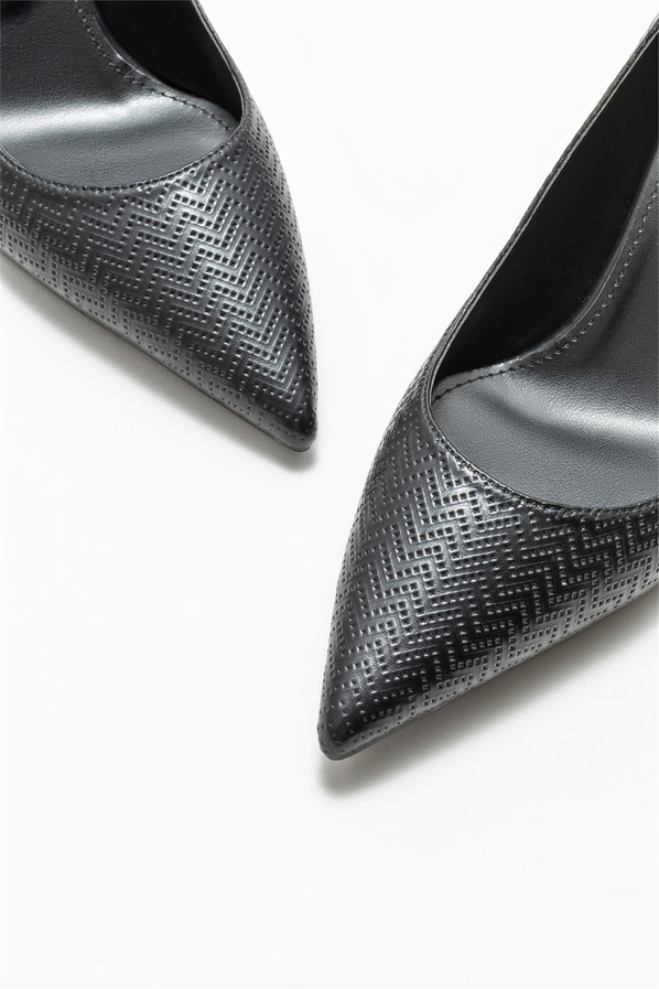 Siyah kadın stiletto - Elle Shoes