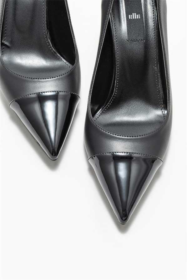 Siyah kadın stiletto - Elle Shoes