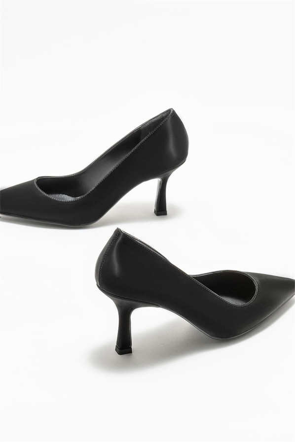 Siyah kadın stiletto - Elle Shoes