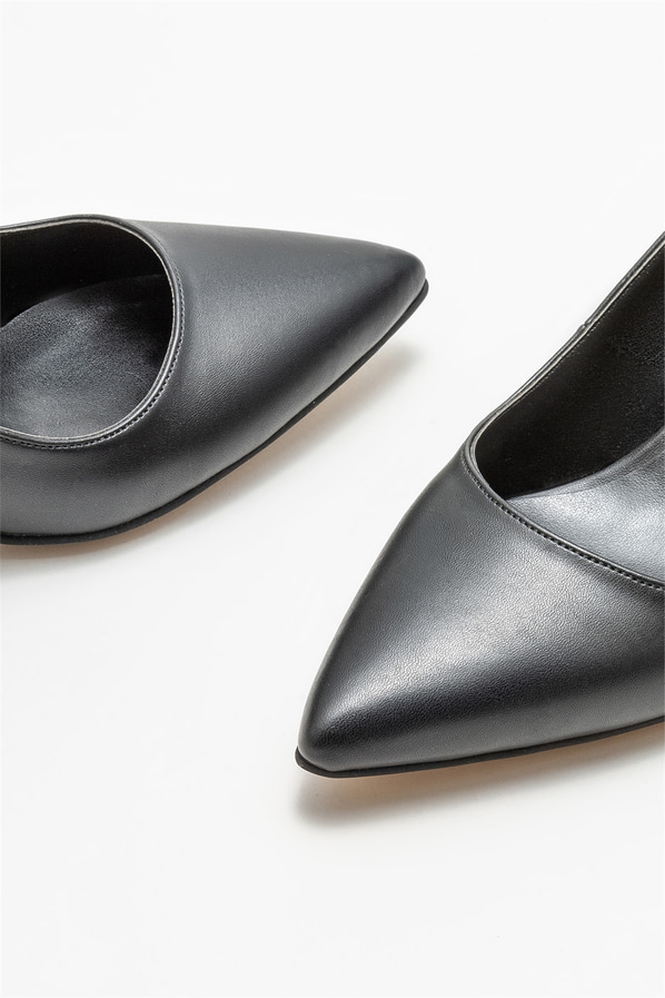 Siyah kadın stiletto - Elle Shoes