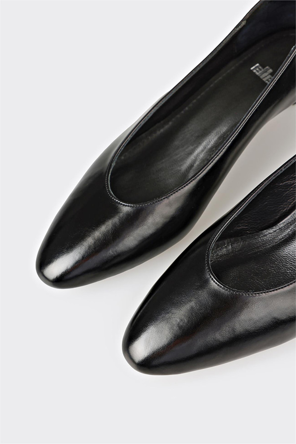 Siyah kadın stiletto - Elle Shoes