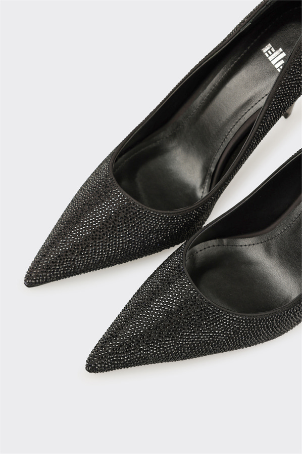 Siyah Kadın Stiletto