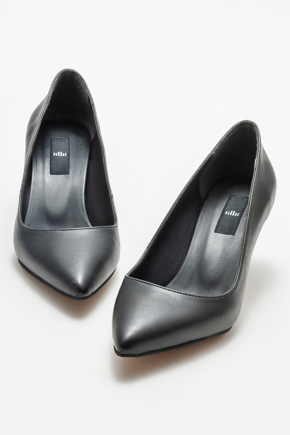 Siyah kadın stiletto - Elle Shoes