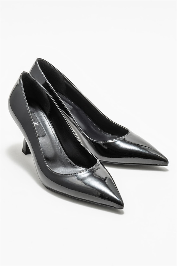 Siyah kadın stiletto - Elle Shoes