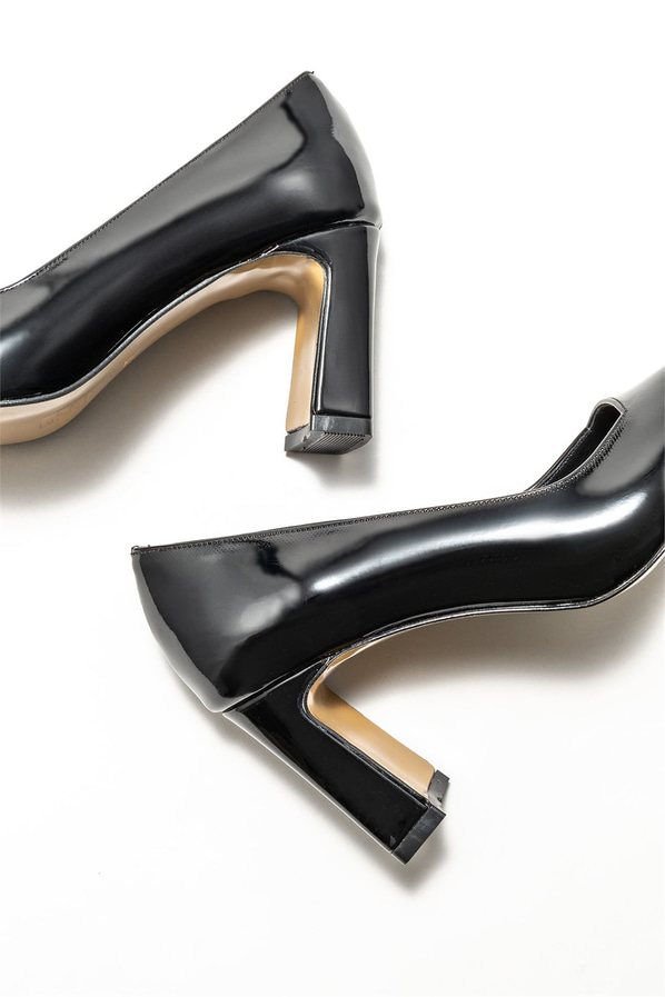Siyah kadın stiletto - Elle Shoes