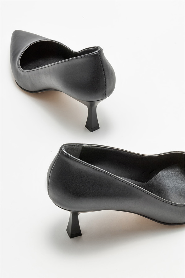 Siyah kadın stiletto - Elle Shoes