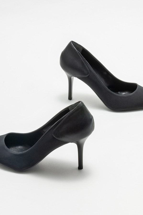 Siyah kadın stiletto - Elle Shoes