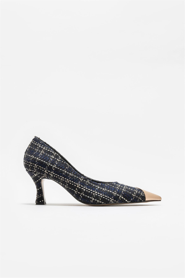 Siyah kadın stiletto - Elle Shoes