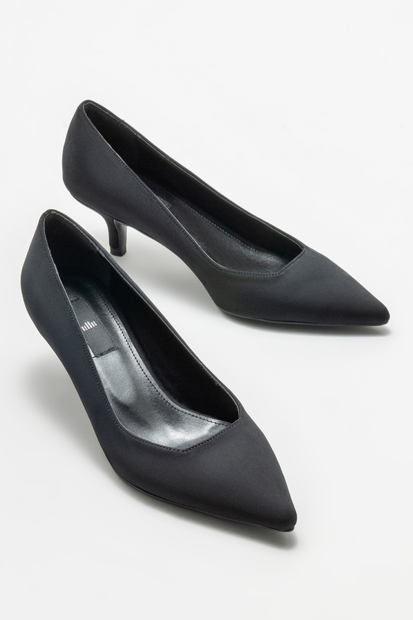 Siyah kadın stiletto - Elle Shoes