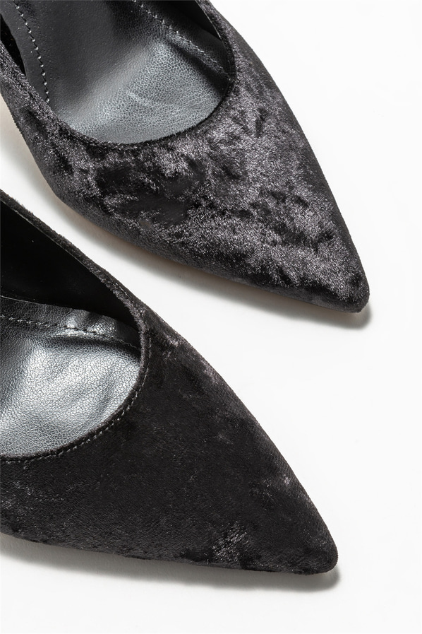 Siyah kadın stiletto - Elle Shoes