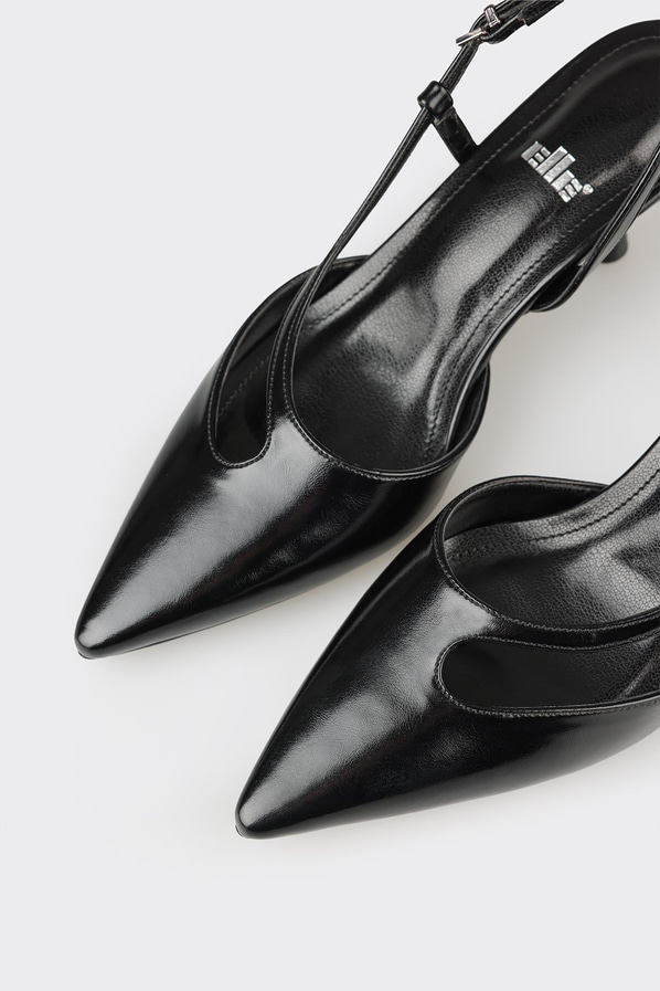 Siyah topuklu kadın ayakkabı - Elle Shoes