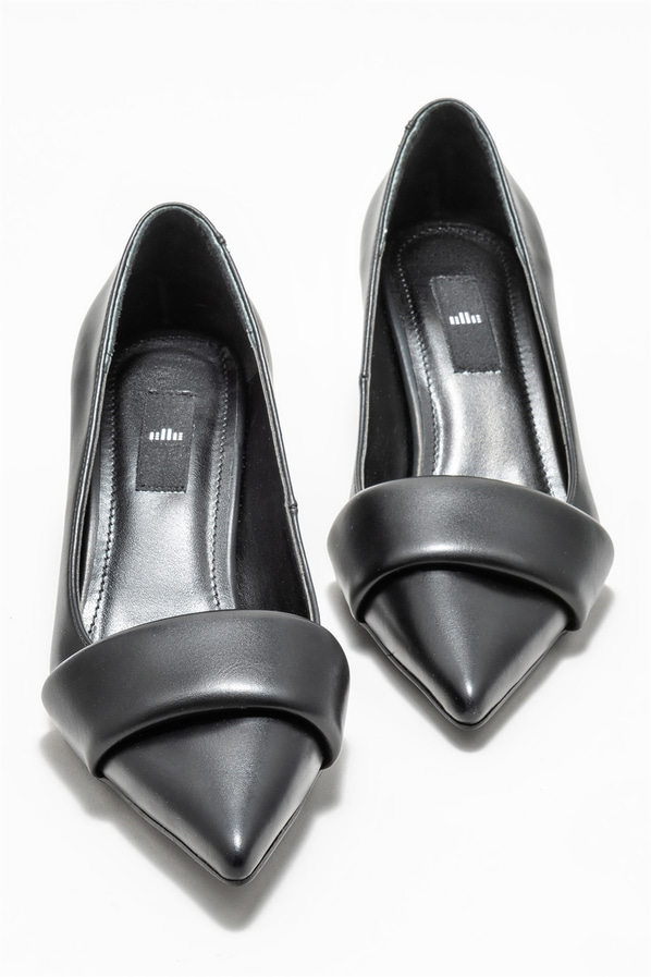 Siyah topuklu kadın stiletto - Elle Shoes