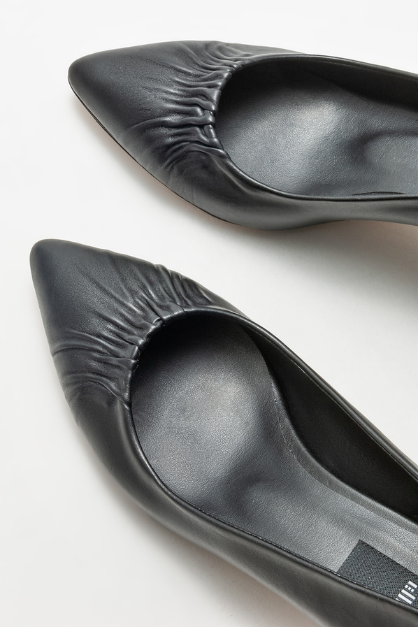 Siyah topuklu kadın ayakkabı - Elle Shoes