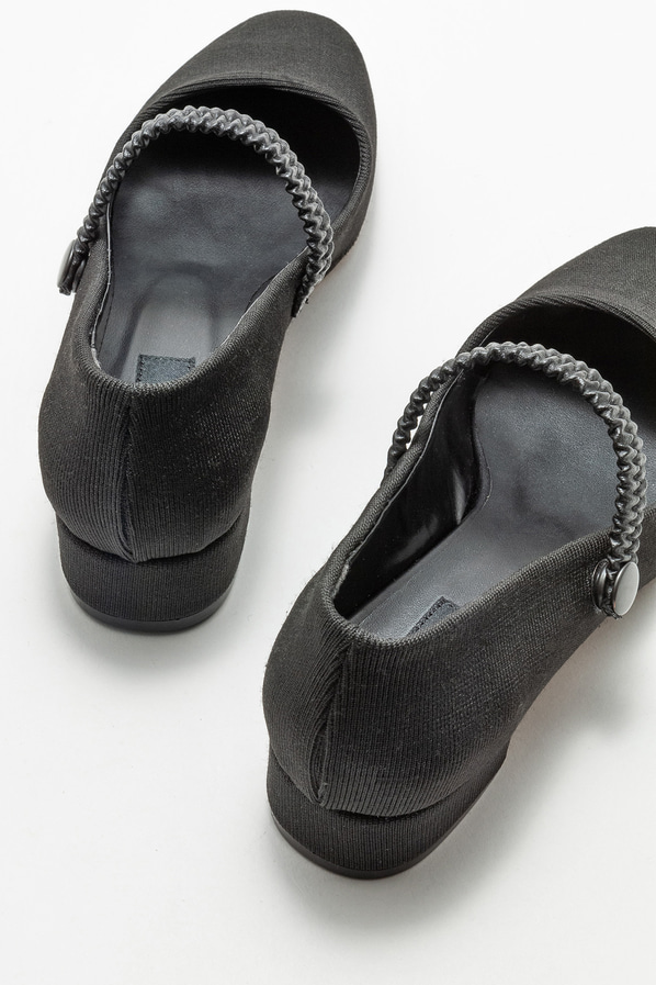 Siyah topuklu kadın ayakkabı - Elle Shoes