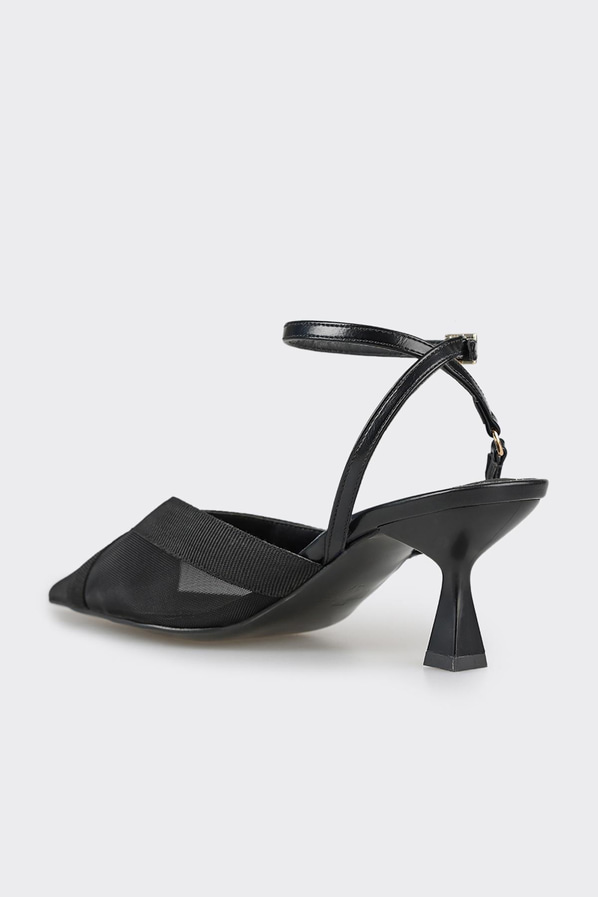 Siyah topuklu kadın ayakkabı - Elle Shoes
