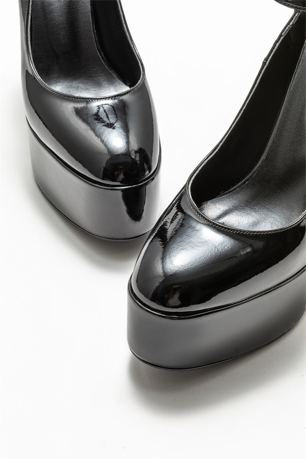 Siyah topuklu kadın ayakkabı - Elle Shoes