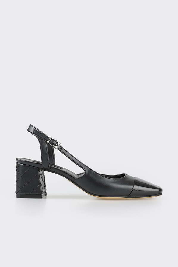 Siyah topuklu kadın ayakkabı - Elle Shoes