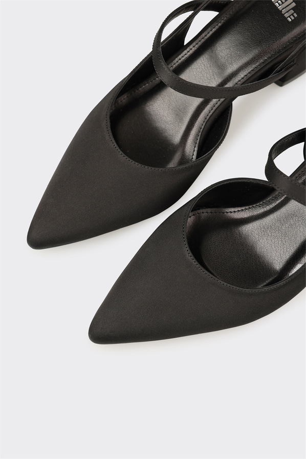 Siyah topuklu kadın ayakkabı - Elle Shoes