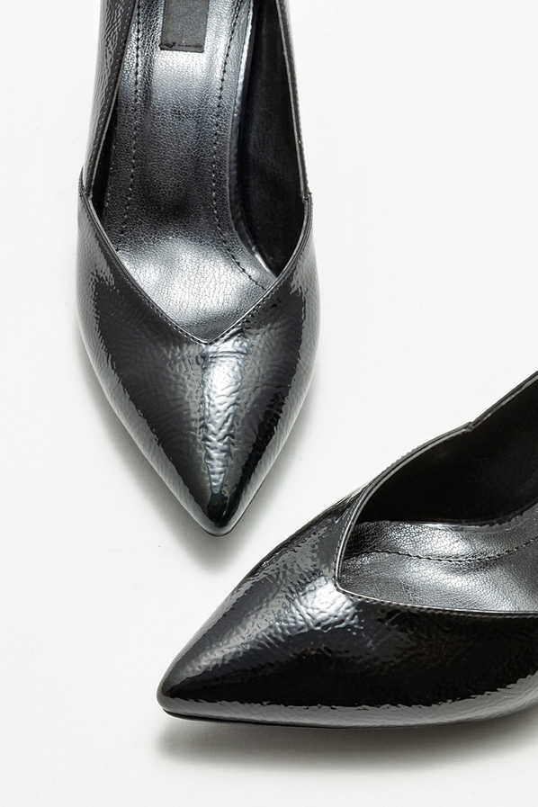 Siyah topuklu kadın ayakkabı - Elle Shoes