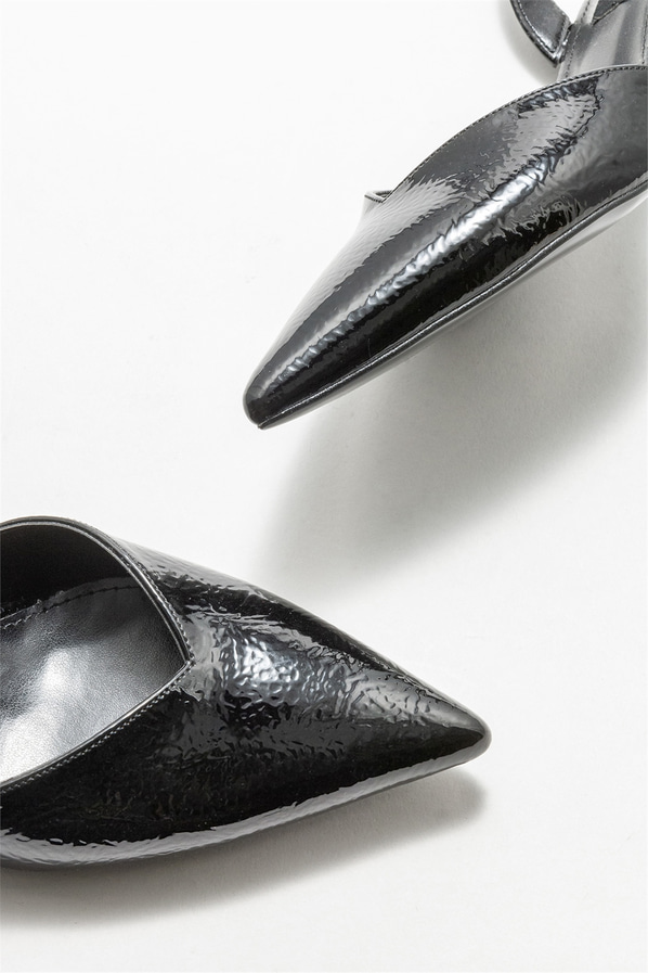 Siyah topuklu kadın ayakkabı - Elle Shoes