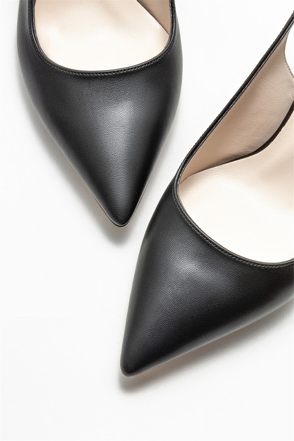 Siyah topuklu kadın ayakkabı - Elle Shoes