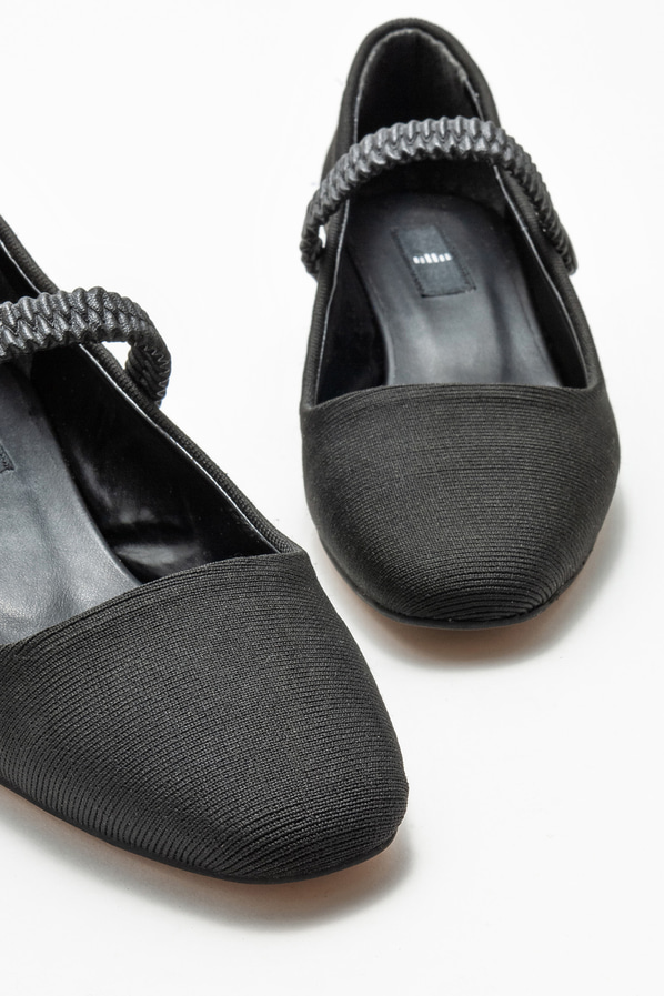 Siyah topuklu kadın ayakkabı - Elle Shoes