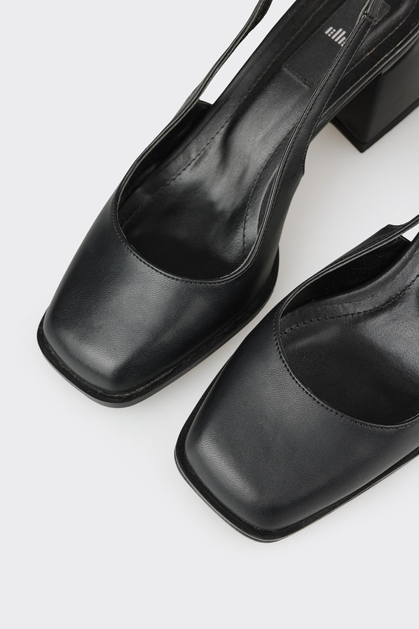 Siyah topuklu kadın ayakkabı - Elle Shoes