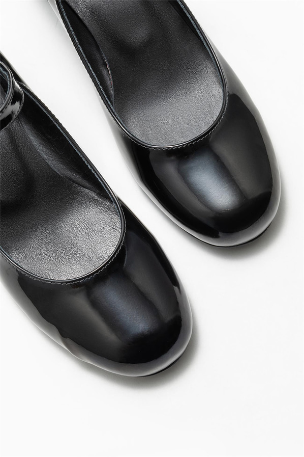 Siyah topuklu kadın ayakkabı - Elle Shoes