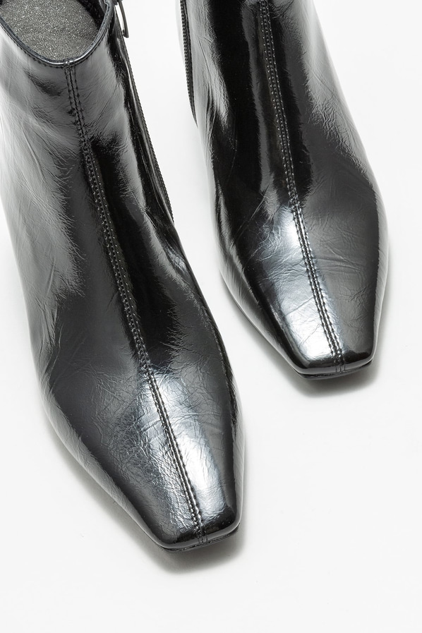Siyah topuklu kadın bot - Elle Shoes
