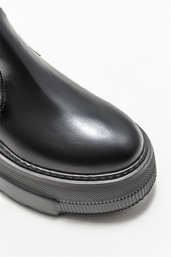 Siyah topuklu kadın bot - Elle Shoes
