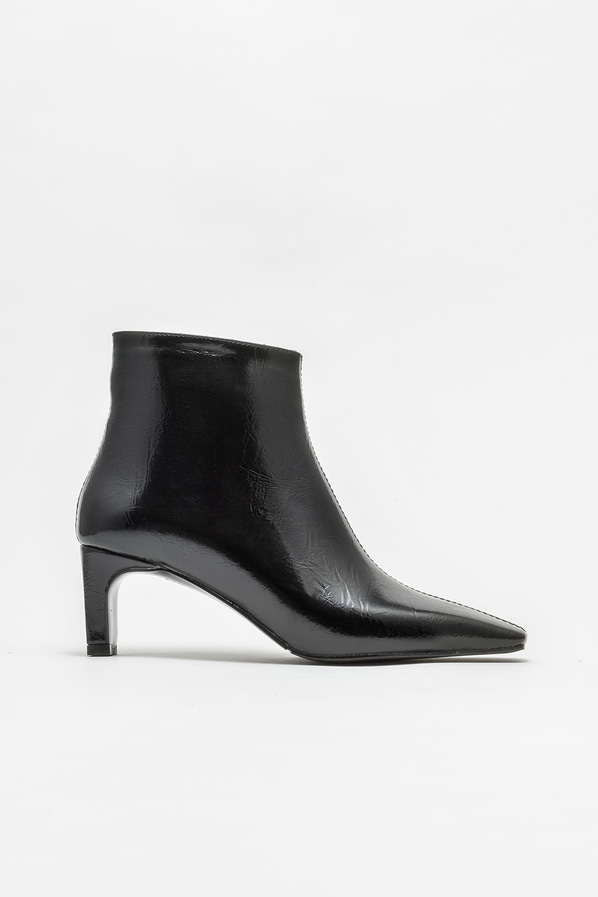 Siyah topuklu kadın bot - Elle Shoes