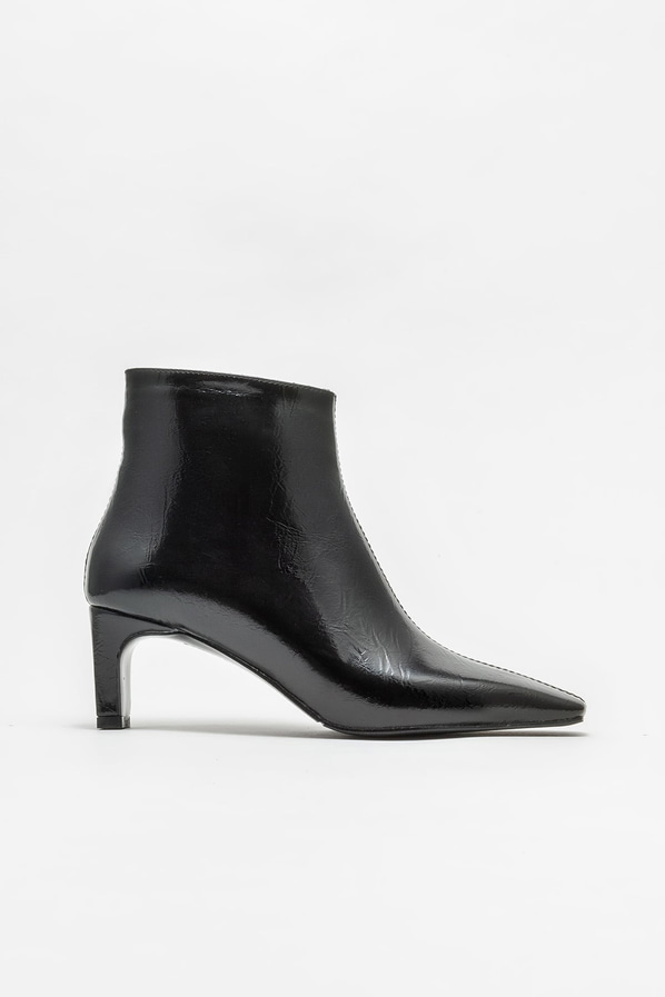 Siyah topuklu kadın bot - Elle Shoes