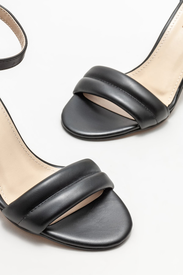 Siyah topuklu kadın sandalet - Elle Shoes