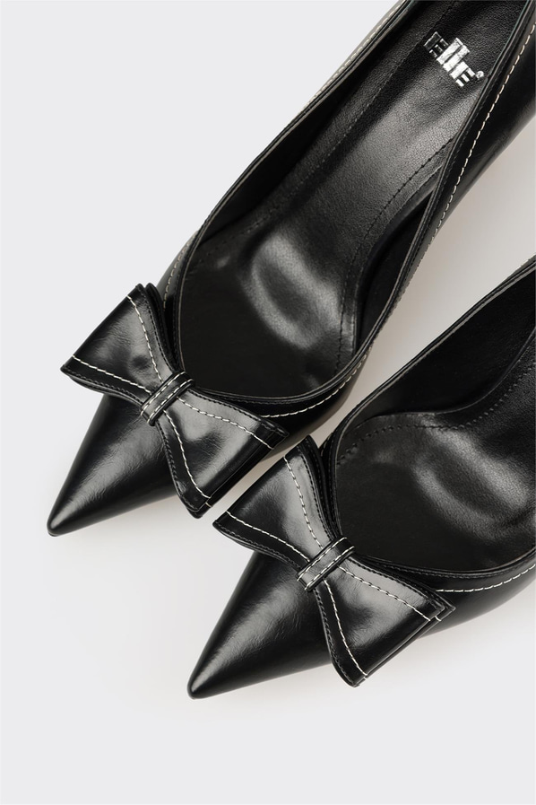 Siyah Kadın Yüksek Topuk Ayakkabı