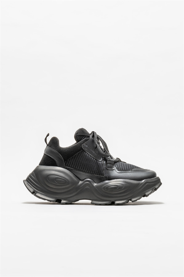 Siyah kadın sneaker - Elle Shoes