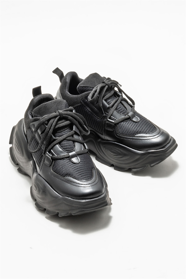 Siyah kadın sneaker - Elle Shoes