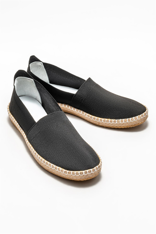 Siyah erkek günlük ayakkabı, günlük kullanım için - Elle Shoes